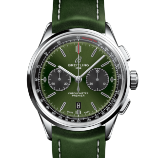 best replica Breitling Premier B01 Chronograph 42 Bentley Steel Green