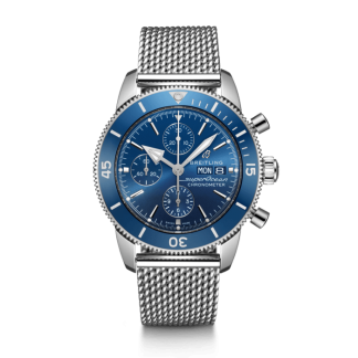cheapest price Breitling Superocean Héritage II Chronograph 44 Steel Blue