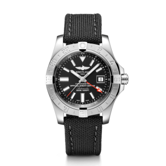 fake watches Breitling Avenger II GMT Steel Volcano Black
