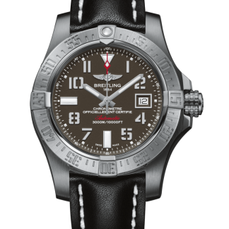 fake watches Breitling Avenger II Seawolf Steel satin-finish Tungsten Gray