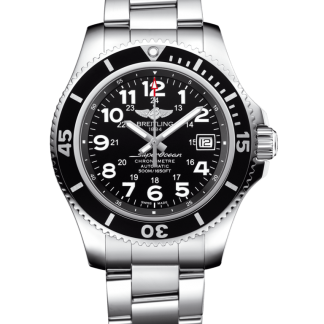 fake watches Breitling Superocean II 42 Steel Volcano Black