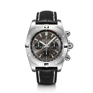 luxury replica Breitling Chronomat B01 Chronograph 44 Steel Blackeye Gray